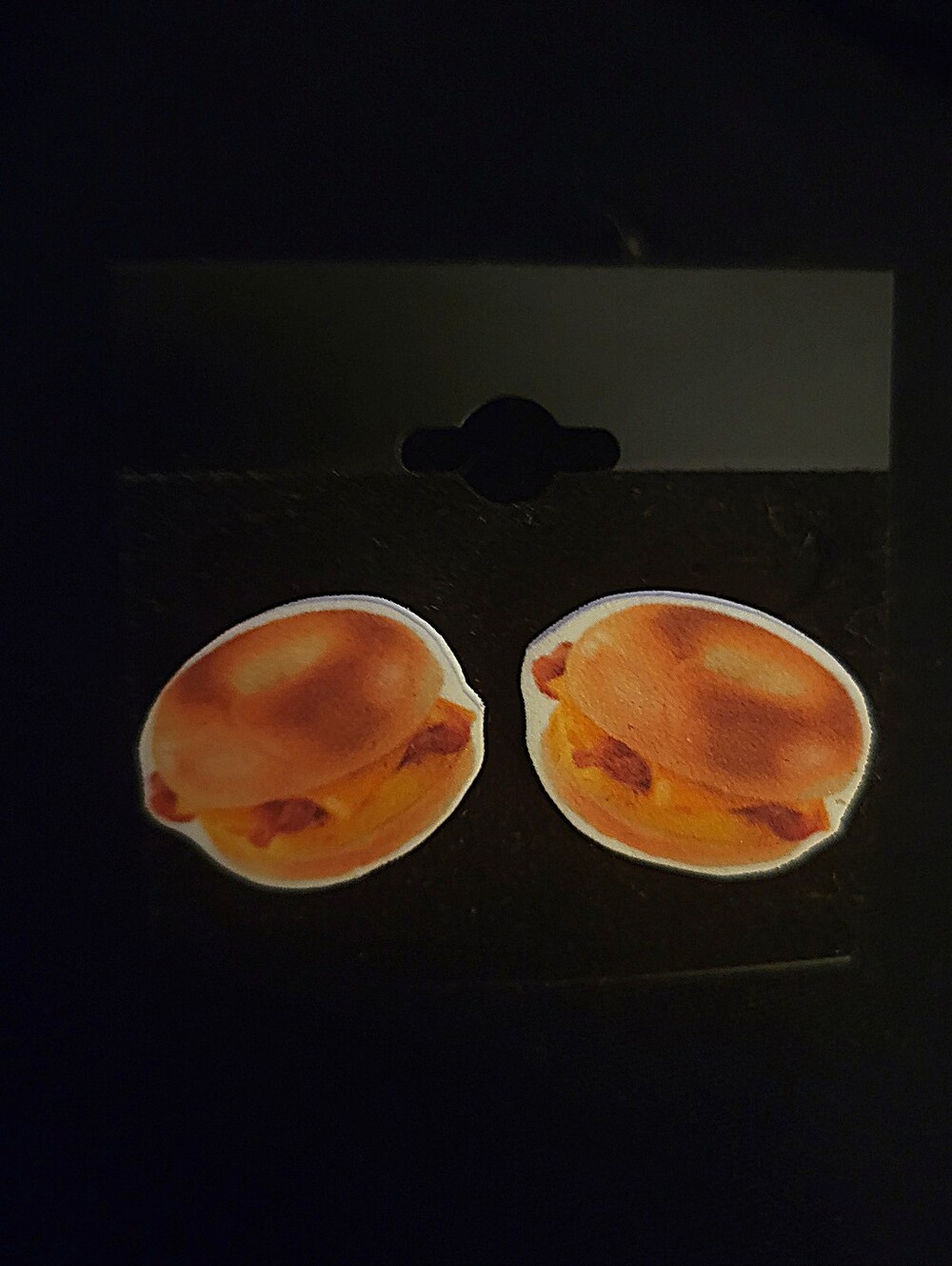 Kitsch Y2K food jewelry whimsical maximalist statement earrings